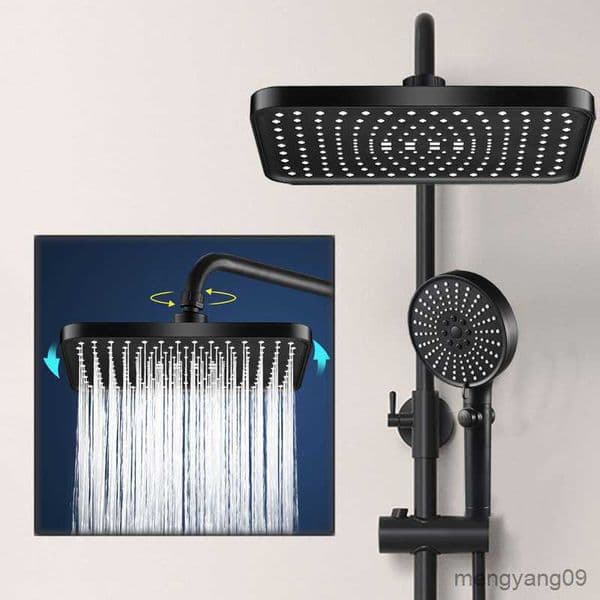 Heads Large High Pressure Rainfall Bathroom Rain Showerhead Top Ceiling Head Shower Accessories R230627