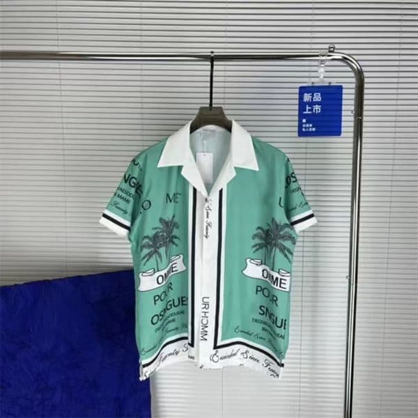 Designer Shirt Mens Button Up Shirts print bowling shirt Hawaii Floral Casual Shirts Men Slim Fit Short Slve Dress Hawaiian t-shirt M-3XL U17 L260328