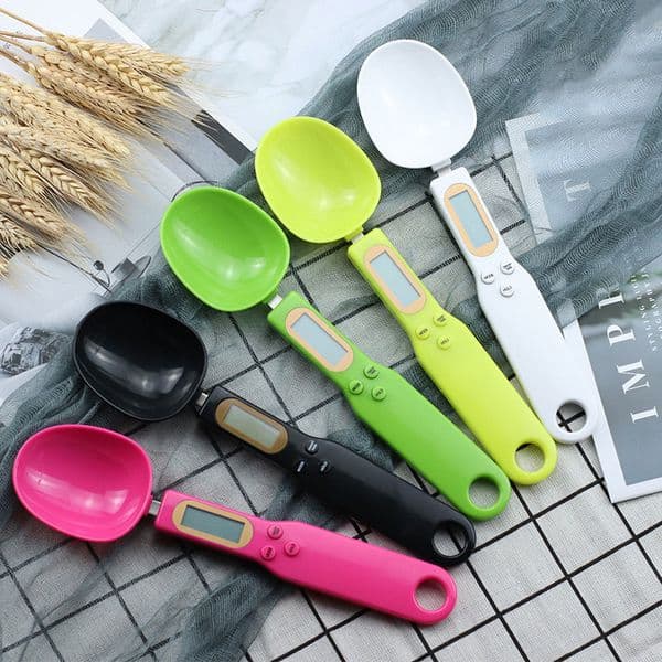 500G/0.1G Kitchen Measuring Spoon Electronic Food Multi-function Digital Spoons Scale Portioning Milk Tea Flour Spices Cuchara Medidora De Cocina
