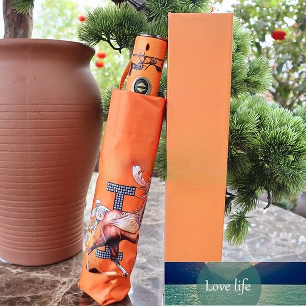 Top Carriage Big Brand Sun Umbrella Women's Dual-Use Sun Umbrella Sun Protection UV Protection Folding Automatic Umbrella
