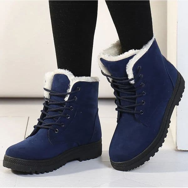 Boots Boots Women Winter In Ankle Boots For Winter Shoes Women Low Heels Platform Botas Mujer Snow Boots Female 231006