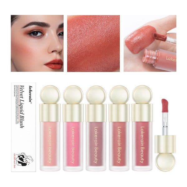 Rare Liquid Blush Veet Matte Face Pigment Lasting Beauty Cream Cheek Tint Natural Water Rouge Powder Blusher X250827