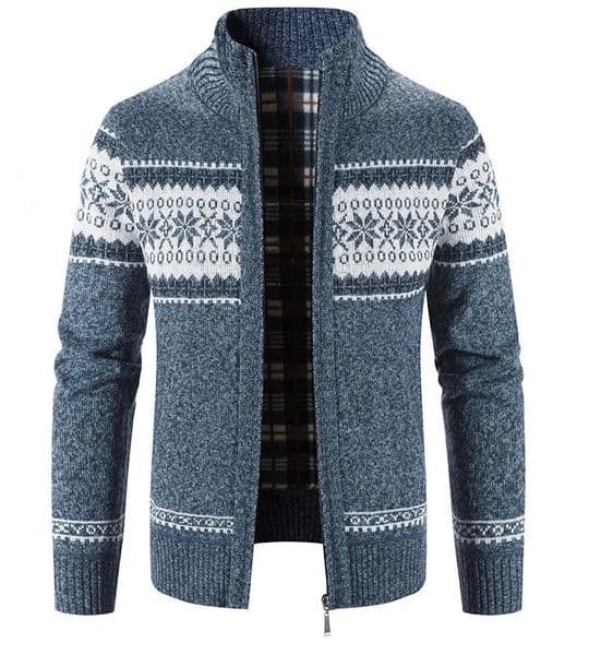 Men's Sweaters Cardigan 2023 Autumn Winter Stand Collar Zipper Sweater Coat Jacket Male Clothing Cotton Thick Warm 231010Z