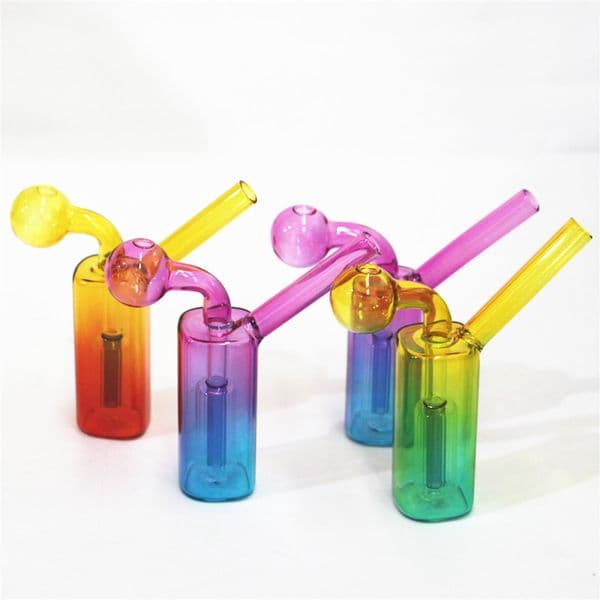 high quality glass oil burner bong hookah Bubbler matrix perc glass ash catcher oil burner water pipe
