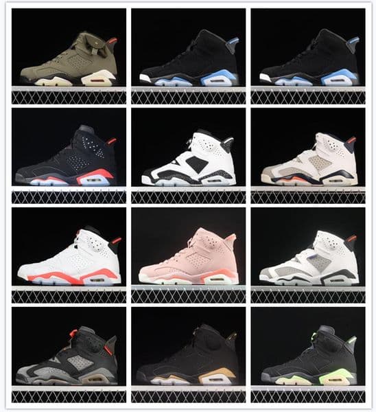 Sneakers 6s mens basketball shoes men women sports sneakers trainers Size 4-12 With Box