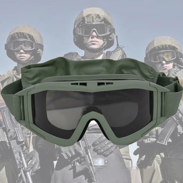 Outdoor Eyewear Tactical Goggles Outdoor Climbing Fishing Sports Glasses 3 Lens Set Safety Protective Eyewear Windproof Dustproof CS Equipment 231011