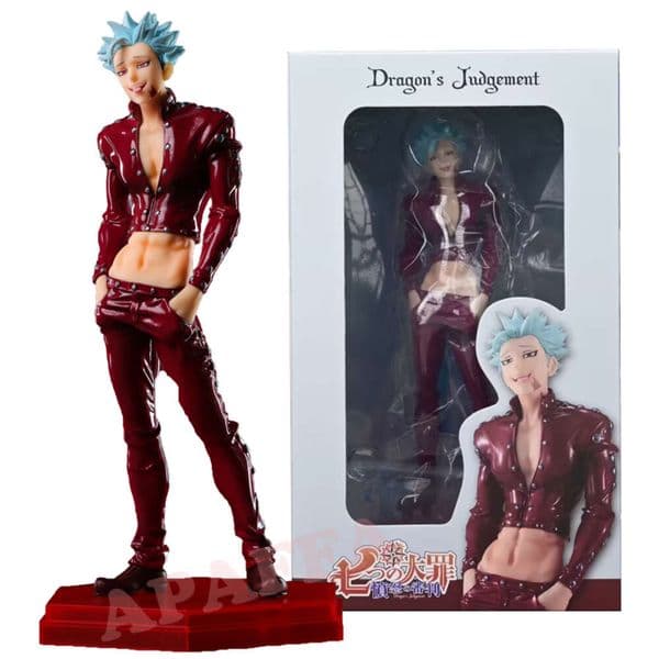 Finger Toys 21cm the Seven Deadly Sins Ban Anime Figure Pop Up Parade Dragon's Judgement Meliodas Action Figure Adult Collectible Model Toys