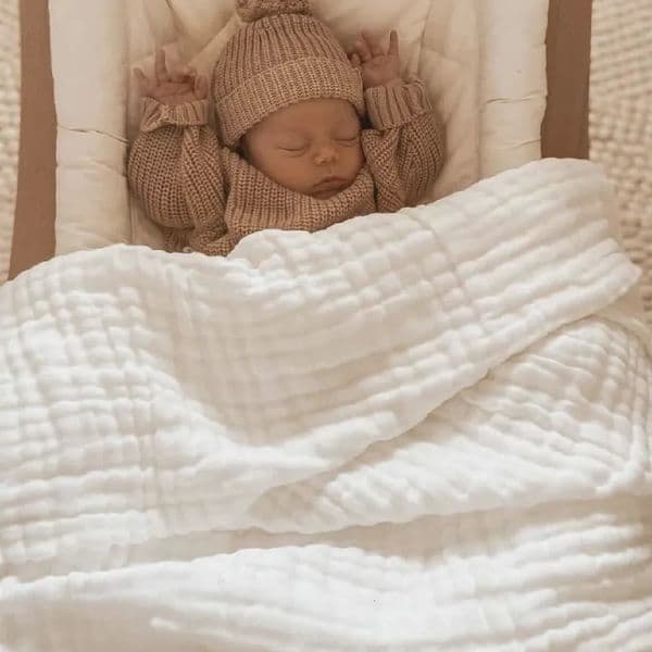 Quilts 6 Layers Muslin Swaddle Baby Blankets born Muslin Swaddle Wrap Bedding Quilt Baby Bath Towel 231017