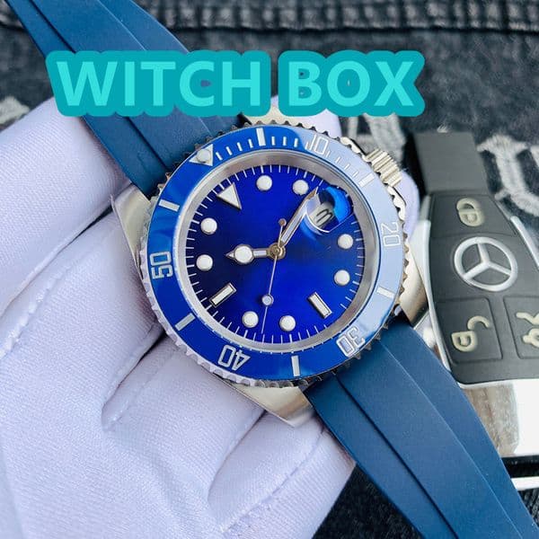 Watch designer Men's fully automatic mechanical movement silicone strap sapphire glass waterproof 41mm classic men's watch 125 125 aaa