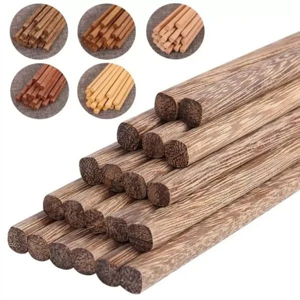 Japanese Natural Wooden Bamboo Chopsticks Health Without Lacquer Wax Tableware Dinnerware Hashi
