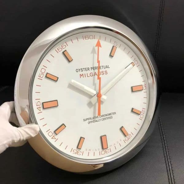 Design Wall Clock Modern Horloge rale Milgauss Quartz super Silent Moveme M260325