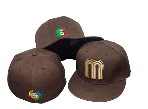 New Fashion Mexico M letter Baseball caps summer style Gorra bone Men Brand women Unisex hiphop Full Closed Fitted Hats M-5