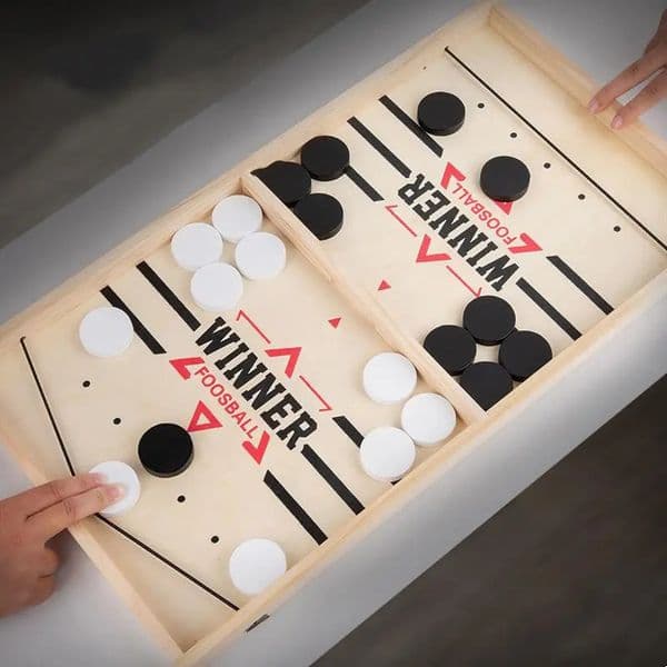 Sports Toys Foosball Winner Games Table Hockey Game Catapult Chess Parentchild Interactive Toy Fast Sling Puck Board For Children 231025