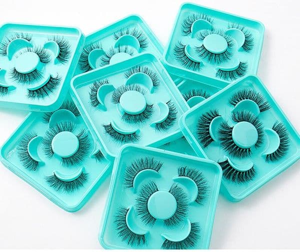 Thick Curly False Eyelashes Naturally Soft Light Handmade Reusable Multilayer 3D Faux Mink Fake Lashes Extensions Strip Lash Beauty Supply DHL