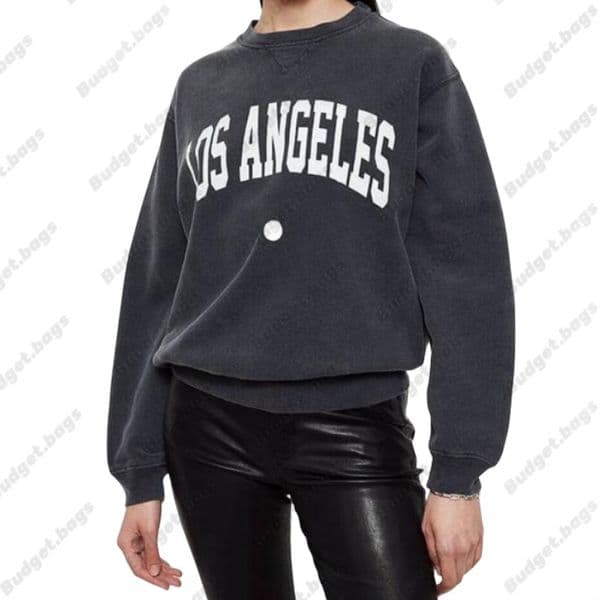 Sweatshirts new mirror effect logo design round neck sweatshirt shows trendy style original fabric hangtag collar label wash wheat three labels