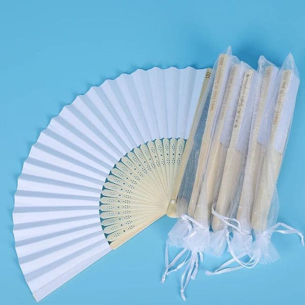 Other Event Party Supplies 30/80Pcs Personalized Engraved Folding Hand Fan Wedding Personality Fans Birthday Customized Decor Gifts For Guest 231026
