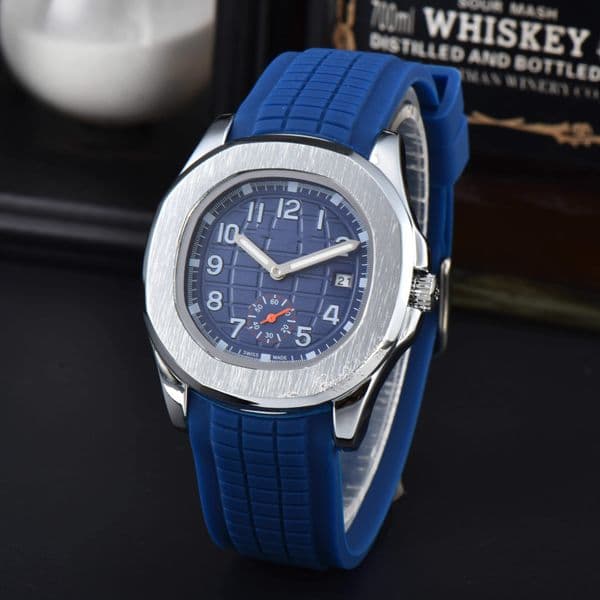 Brand New Men Aquanaut nautilussity 5968 Series wristwatches Men's Automatic watches women Luxury Watch Brown Dial Rose Gold Stainless Steel Strap #59