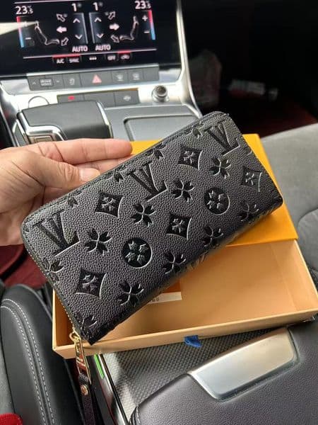 TOP leather Wallet Fashion flowers designer zipper wallets luxurys Men Women leather bags High Quality Classic Letters coin Purse With box Plaid card holder M60017