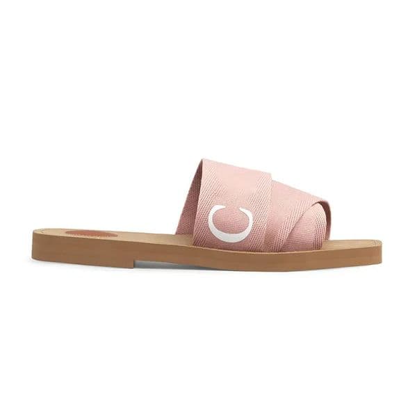 sneakers summer sandals Women Woody Mules boots Flat Slipper Deisgner Canvas Print Lady Lettering Fabric Outdoor