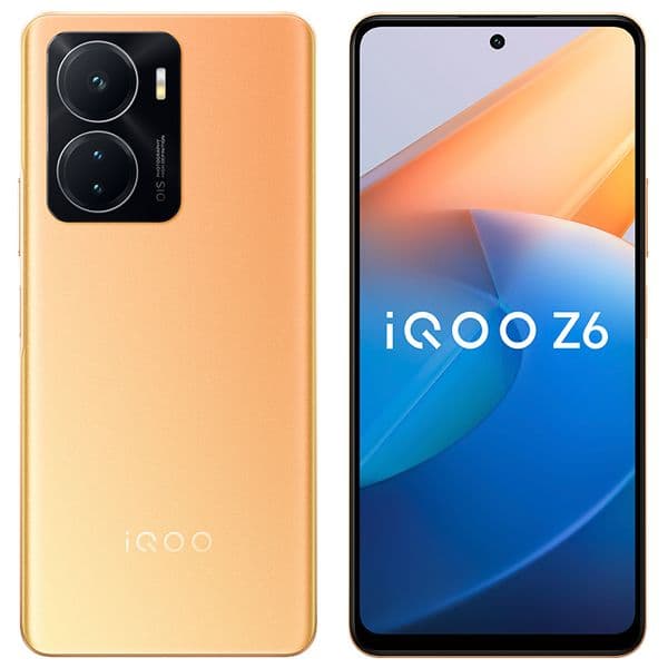 Original Vivo IQOO Z6 5G Mobile Phone 8GB 12GB RAM 128GB 256GB ROM Octa Core Snapdragon Android 6.64" 120Hz Full Screen 64.0MP NFC Fingerprint ID Face Wake Smart Cellphone