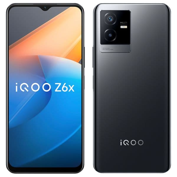 Original Vivo IQOO Z6X 5G Mobile Phone 6GB 8GB RAM 128GB 256GB ROM Octa Core MTK Dimensity 810 Android 6.58" Screen 50MP 6000mAh Fingerprint ID Face Wake Smart Cellphone