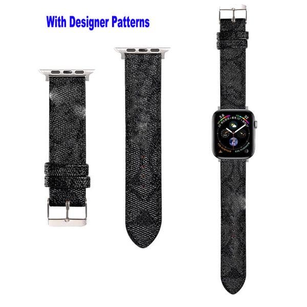 Designer Luxury WatchBand Straps Apple Watch Band 41mm 40mm 38mm 45mm fashion Leather Vintage Replacement Strap Classic Bands Buckle iWatch SE Apple Series 7 6 5 4 3 2 1
