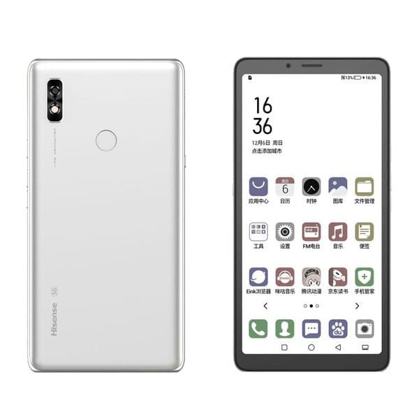 Original Hisense A7 CC 5G Mobile Phone Facenote Ireader Ebook Eink 6GB RAM 128GB ROM T7510 Android 6.7" Color Ink Screen 16MP 4770mAh Face ID Fingerprint Smart Cell Phone