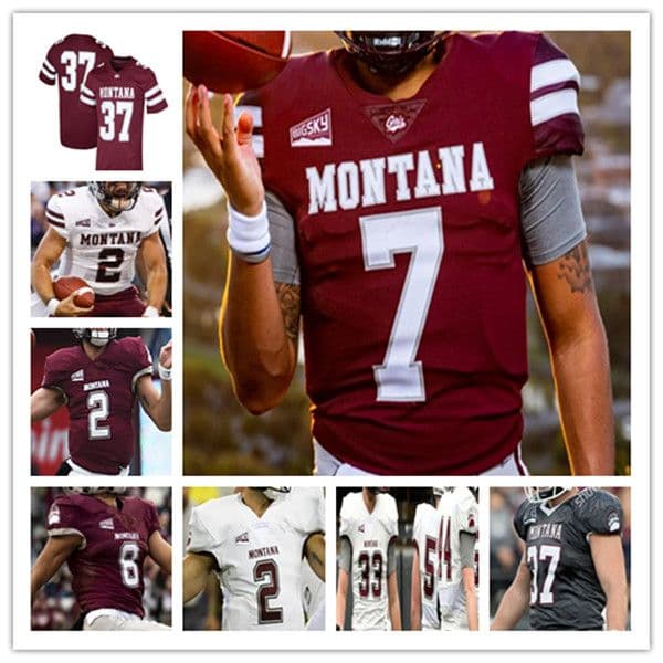 Ncaa College Montana Football Jersey Lucas Johnson Marcus Welnel Nick Ostmo Mitch Roberts Junior Bergen Nick Williams Malik Flowers Xavier Harris Patrick O'Connell