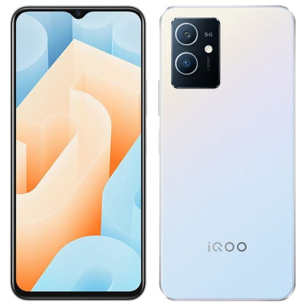 Original Vivo IQOO U5e 5G Mobile Phone 6GB RAM 128GB ROM Octa Core MTK Dimensity 700 Android 6.51" 60Hz Full Screen 13.0MP 5000mAh Fingerprint ID Face Wake Smart Cell Phone