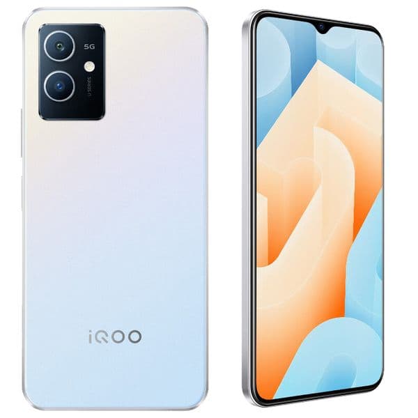 Original Vivo IQOO U5e 5G Mobile Phone 6GB RAM 128GB ROM Octa Core MTK Dimensity 700 Android 6.51" LCD Full Display 13.0MP 5000mAh Fingerprint ID Face Wake Smart Cellphone