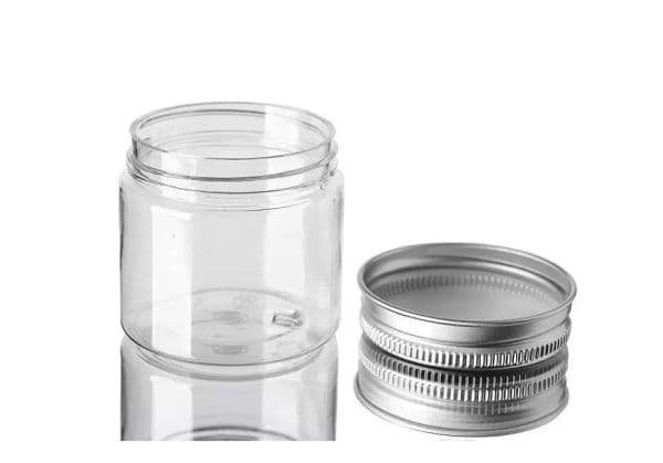 30 40 50 60 80ml 120ml Plastic Jars Transparent Pet Storage Cans Boxes Round Bottle