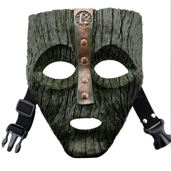 Party Masks Son of the Mask 2 Movie Loki Cosplay Carnival Party Half Face Children Adults Kids Halloween Party Prop Resin Masks 220915