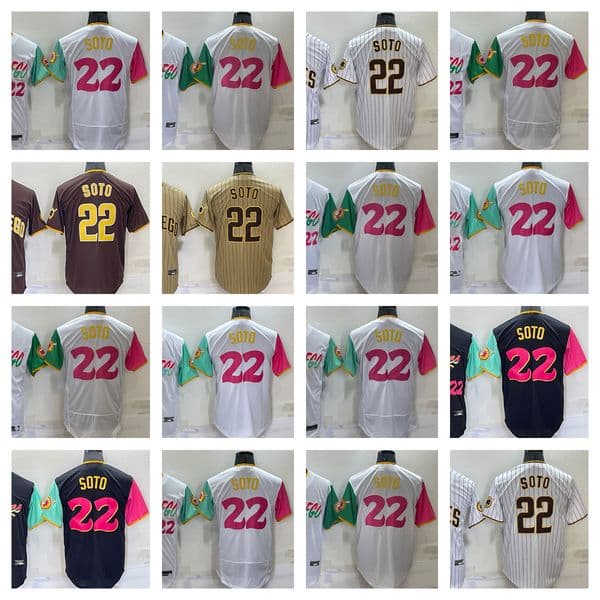 2022 New Baseball Jersey 22 Juan Soto Blank Stitched Jerseys Men Size S--XXXL