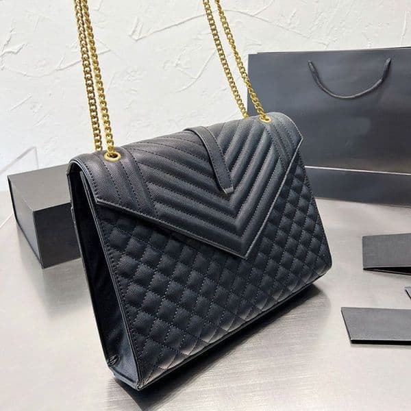 designer bag Fashion Designer Woman Bag Shoulder bag Handbag Purse Luxurys tote bag black calfskin classic diagonal stripes quilted chains double flap crossbody
