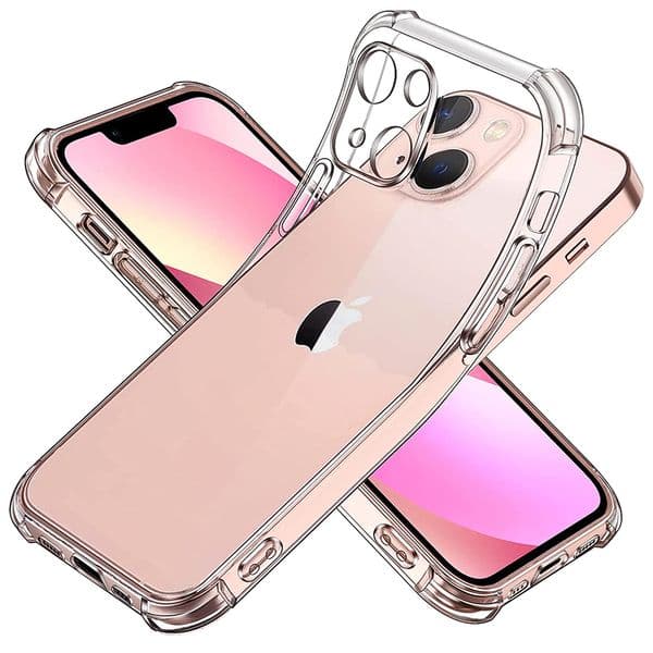 Airbag Shockproof Transparent Case For iPhone 14 13 12 11 Pro Max Mini X Xs XR Max 7 8 Plus SE Soft TPU Bumper Clear Phone Back Cover Cases