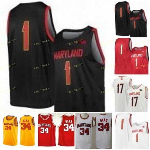 NN1 College Maryland Basketball Jersey 1 Anthony Cowan Jr 2 Aaron Wiggins 4 Ricky Lindo Jr 5 Eric Ayala Custom Stitched