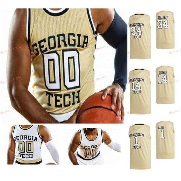 NN1 Stitched Custom 12 Khalid Moore 13 Coleman Boyd 14 David Didenko 2 Shembari Phillips Georgia Yellow Jackets Men Women Youth Jersey