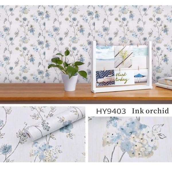 Wallpapers Floral Sticker Peel and Stick Self Adhesive Film Vinyl Removable Wallpaper for Kidroom Desktop Wall Papers Home Decoration 220927