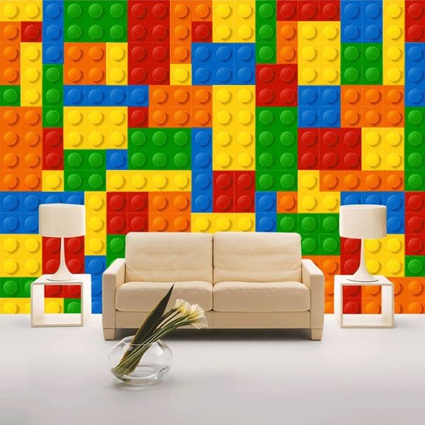 Wallpapers Custom Size 3D Murals Wallpaper Living Room Bricks Children's Bedroom Toy Store Non woven Wall Coverings Home Decor Background 220927