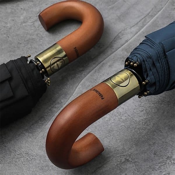 Umbrellas Automatic Wooden Handle with cover 115cm Big Golf Business Men 10K Windproof Waterproof Rain Paraguas 220929