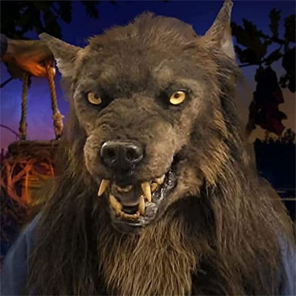 2026 Masks Latex Werewolf Headgear Scary Simulation cologne Wolf perfume Head Mask Costume For Halloween Party Carnival Prop 220826 Free Shipping Shipping