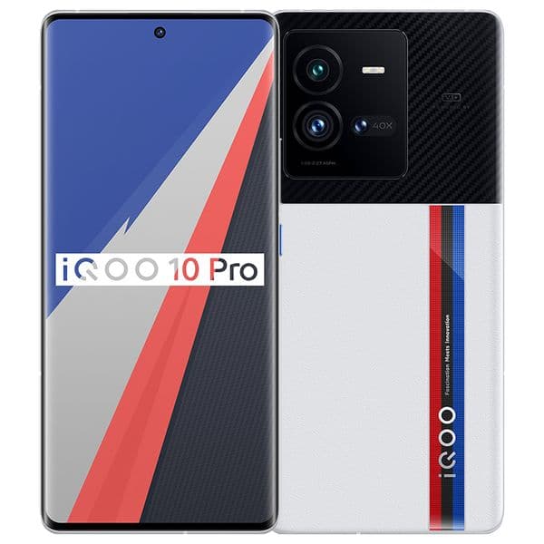 Original Vivo IQOO 10 Pro 5G Mobile Phone 8GB 12GB RAM 256GB 512GB ROM Octa Core Snapdragon 50.0MP NFC Android 6.78" Full Screen 3D Fingerprint ID Face Wake Smart Cellphone
