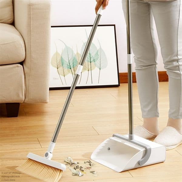Brooms Dustpans Dust Cleaning Tool Rotatable Foldable Windproof Dustpan Set Home Sweeping Tools Kit 221202