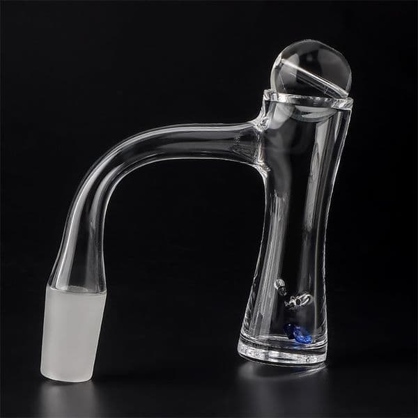 Full Weld Auto Spinner Quartz Banger Beveled Edge Bangers Nail With Glass Bubble Carb Cap 6mm Sapphire Diamond Insert High-quality QUartz Banger Nails Set