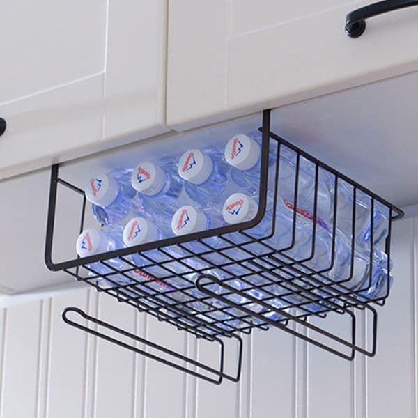 Other Kitchen Storage Organization kitchen iron storage rack cabinet shelf desk under-line basket household 221205