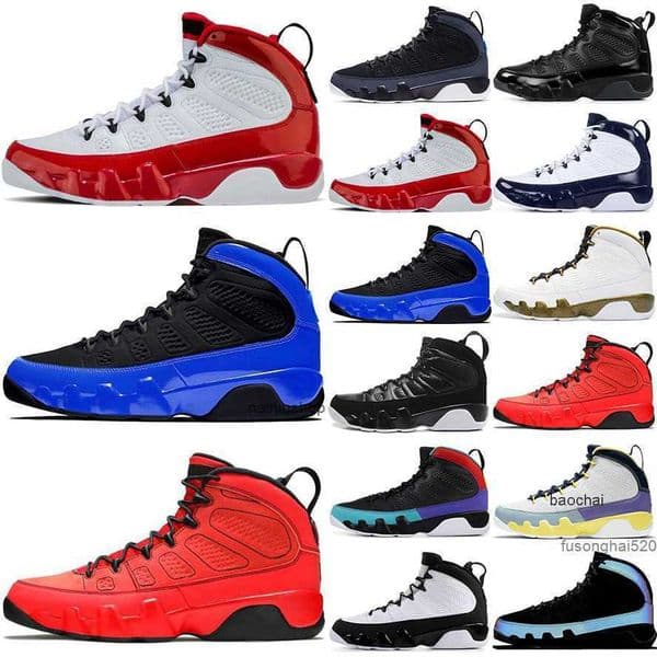 2025 9 9s Basketball Shoes Men black blue Black white bred City of Flight LA Dream It Do It gym red Sport Trainer Sneakers