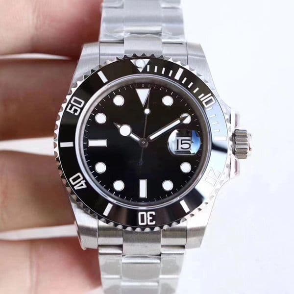 U1 ST9 Clasp Mens Watch ETA2813 Automatic Mechanical Sapphire Glass Ceramic Bezel Glide Lock Men Watches Folding Buckle