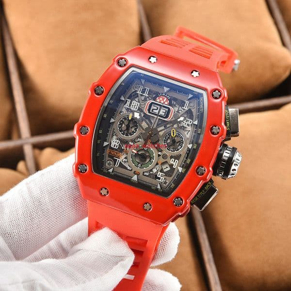 2022 New generation movement hollow design business watch modern movement mechanical wind quartz small three disc craft watches des