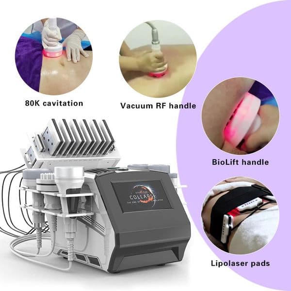 Radio Frequency machine vacuum dissolver system 80k cavitation slimming fat reduction machine
