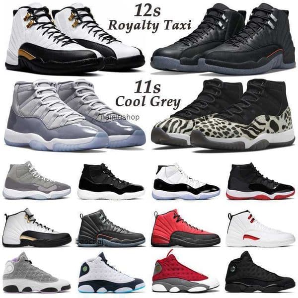 2026 Casual Basketball Shoes 12s Royalty Taxi 11s Cool Grey Animal Instinct Bred Prom Night 12 Utility Playoffs 13s Houndstooth Chicago Mens Trainers